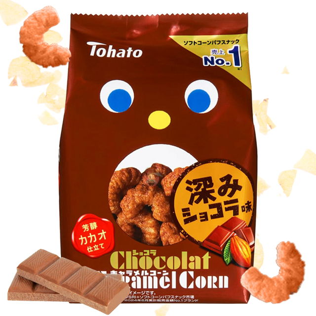 Tohato Caramel Corn sabor chocolate 65g