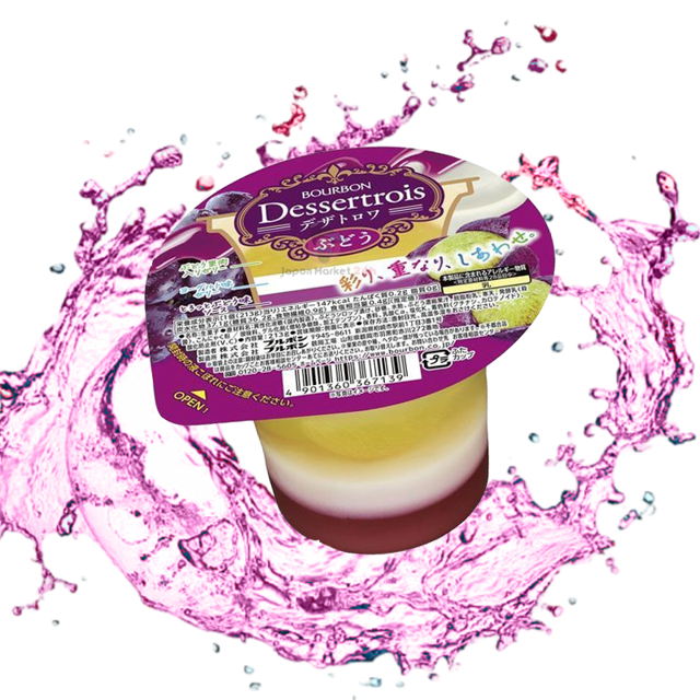 Gelatina Bourbon Dessertrois uva
