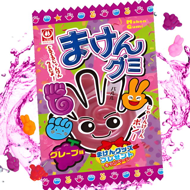 Gominolas Sugimoto-ya Maken sabor uva 15g