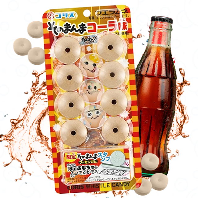 Caramelo Coris Whistle Fue sabor cola