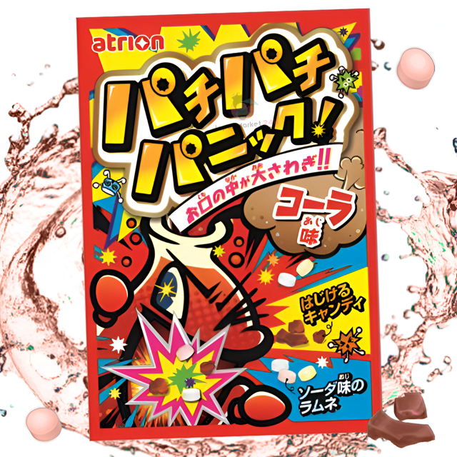 Caramelos Meisan Pachi Panic sabor a cola 5g
