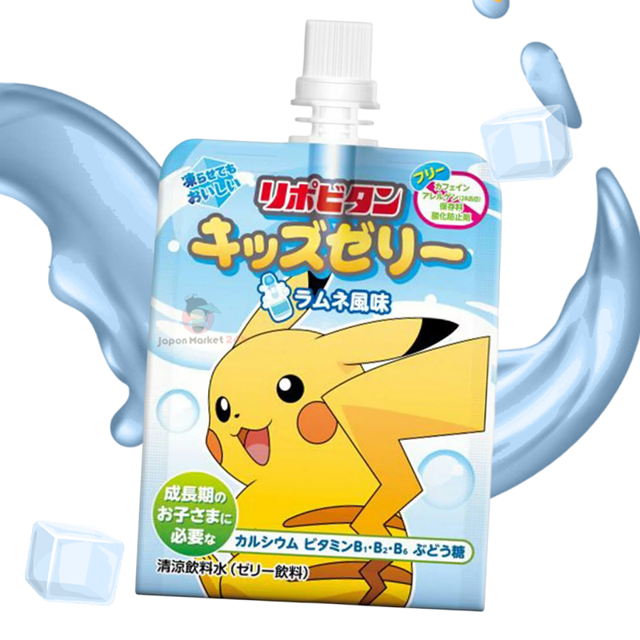 gelatina Taisho Lipovitan Kids sabor ramune 125g