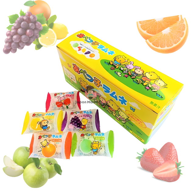 Caramelos Abe Abekko ramune de frutas