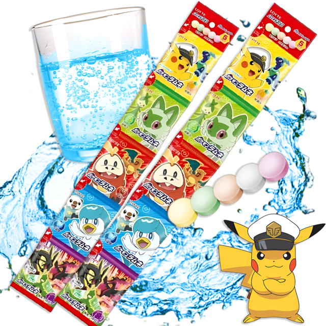 Caramelos Pokémon sabor a ramune 60g