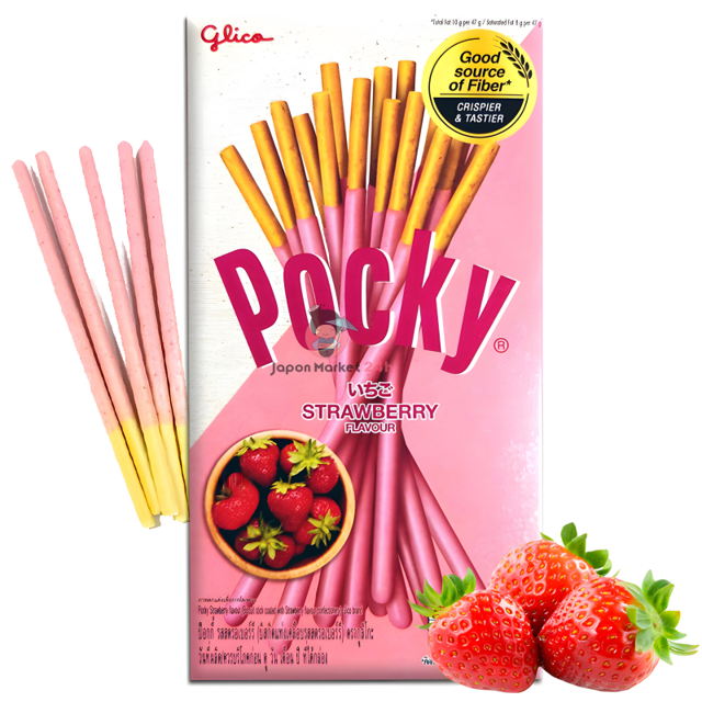 Pockys sabor a fresa 42 g