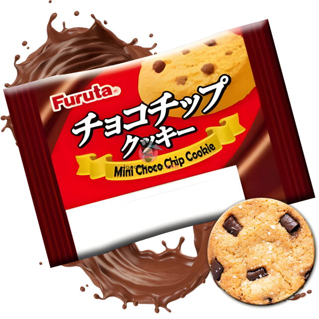 Mini galletas con chispas de chocolate Furuta 6,7g