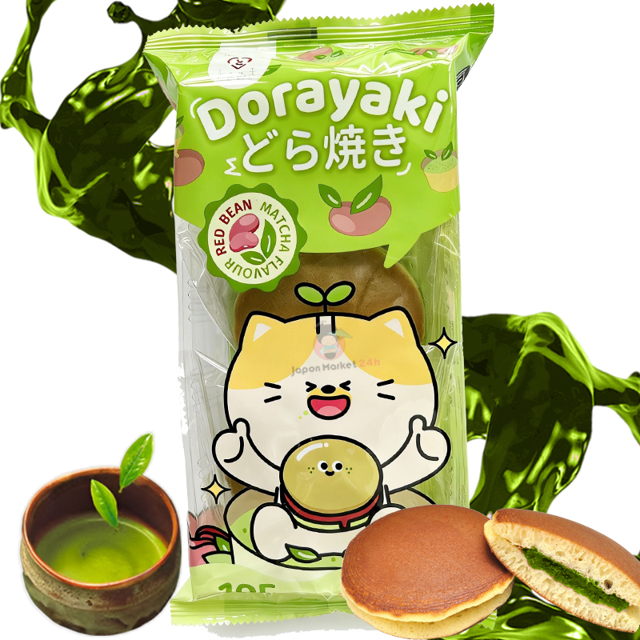 Dorayaki Tokimeki sabor té matcha