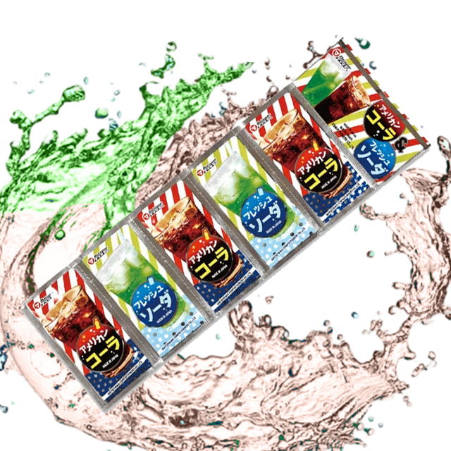 Refresco en polvo Matsuyama cola y soda 55g