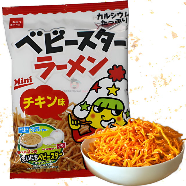Snack BABYSTAR sabor a ramen de pollo 21g