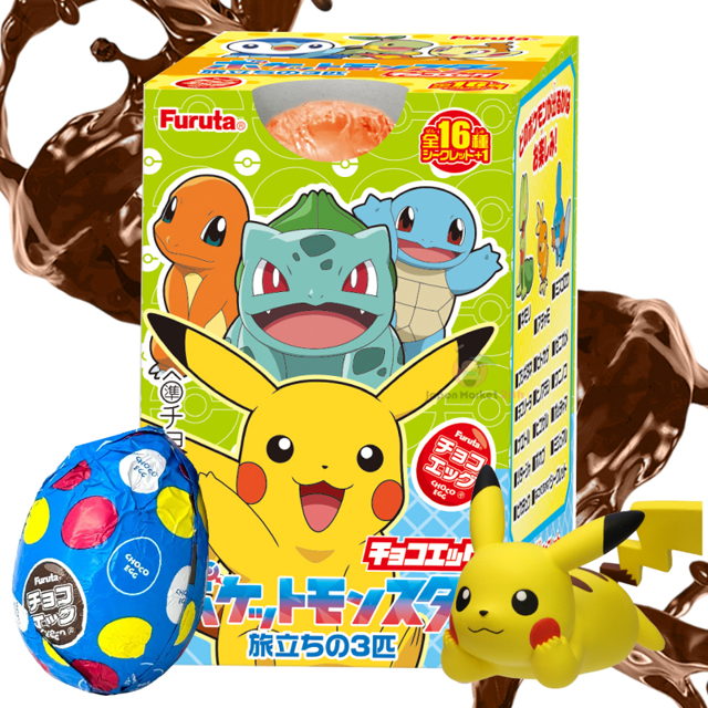 Huevo de chocolate sorpresa Furuta Pokemon