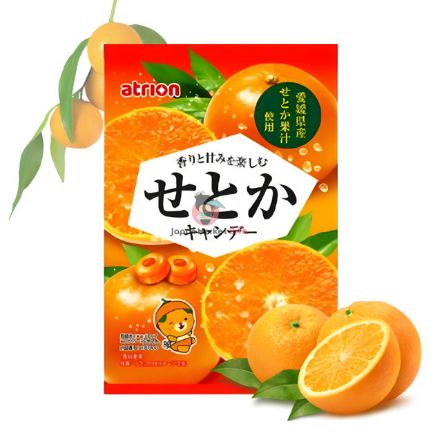 Caramelos Atrion Setoka sabor a naranja 58g