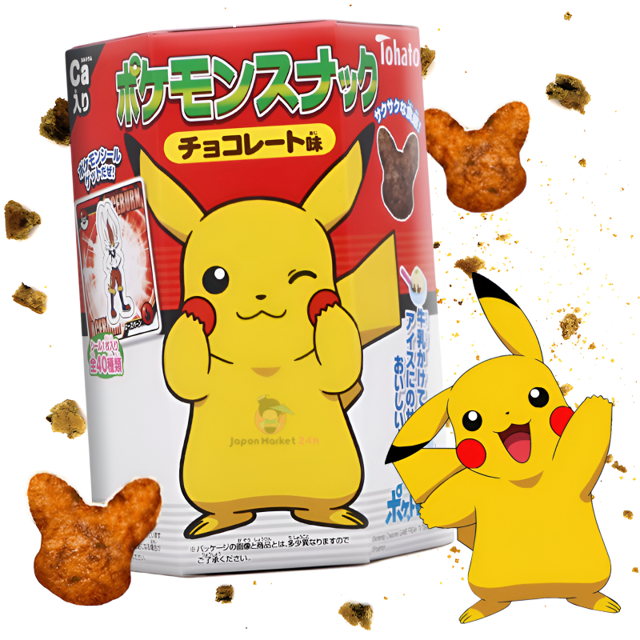 Galletas Pikachu de chocolate 23g