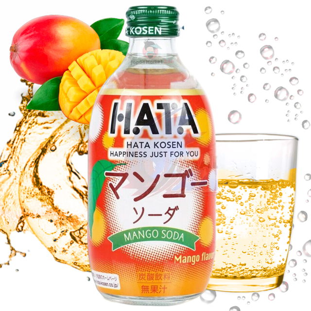 Refresco Hata Kosen HATA-SODA sabor mango 300ml