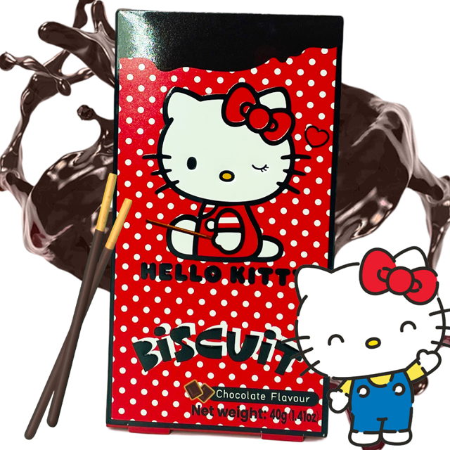 Stick Tokimeki Biscuit de chocolate edición Hello Kitty 40g