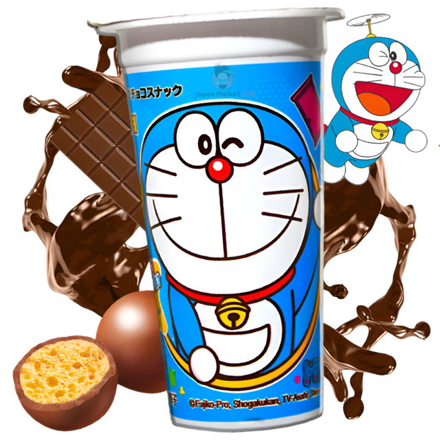 Galletas de maíz de Doraemon con sabor a chocolate 37g