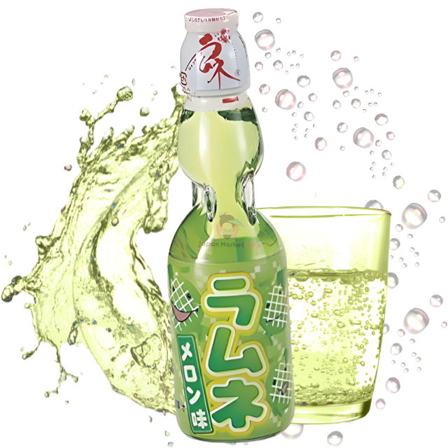 Ramune de melón Hata Kosen 200ml