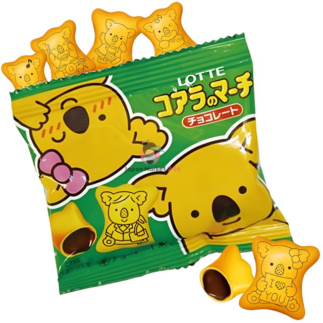 Mini galletas Koala rellenas de chocolate 12g