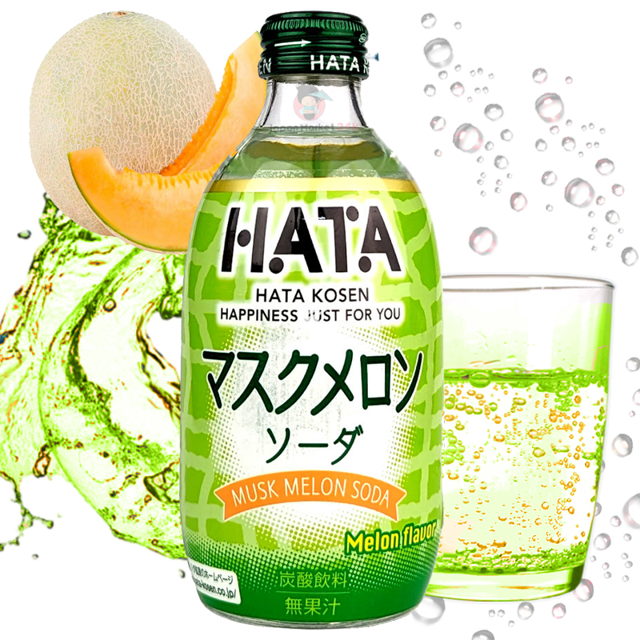 Refresco Hata Kosen HATA-SODA sabor melon 300ml