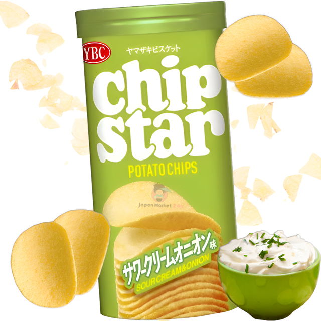 Patatas Chipstar sabor a crema y cebolla 45g