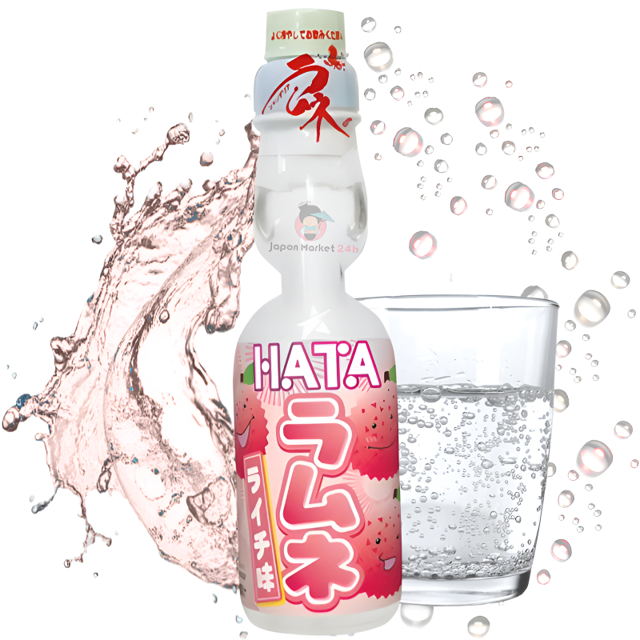 Ramune Hata Kosen sabor a lychee 200ml