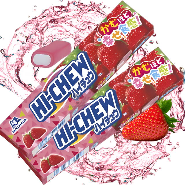 Caramelos Morinaga Hi-Chew sabor a fresa 55.2g