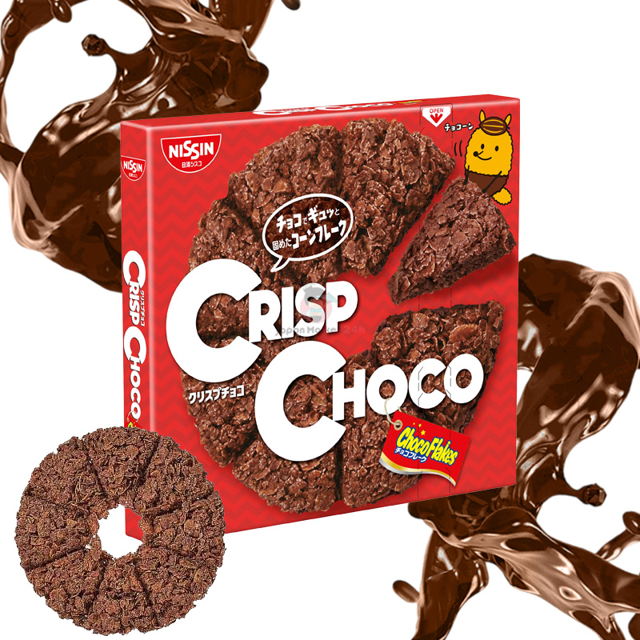Snack Nissin Cisco Crisp sabor chocolate 74g